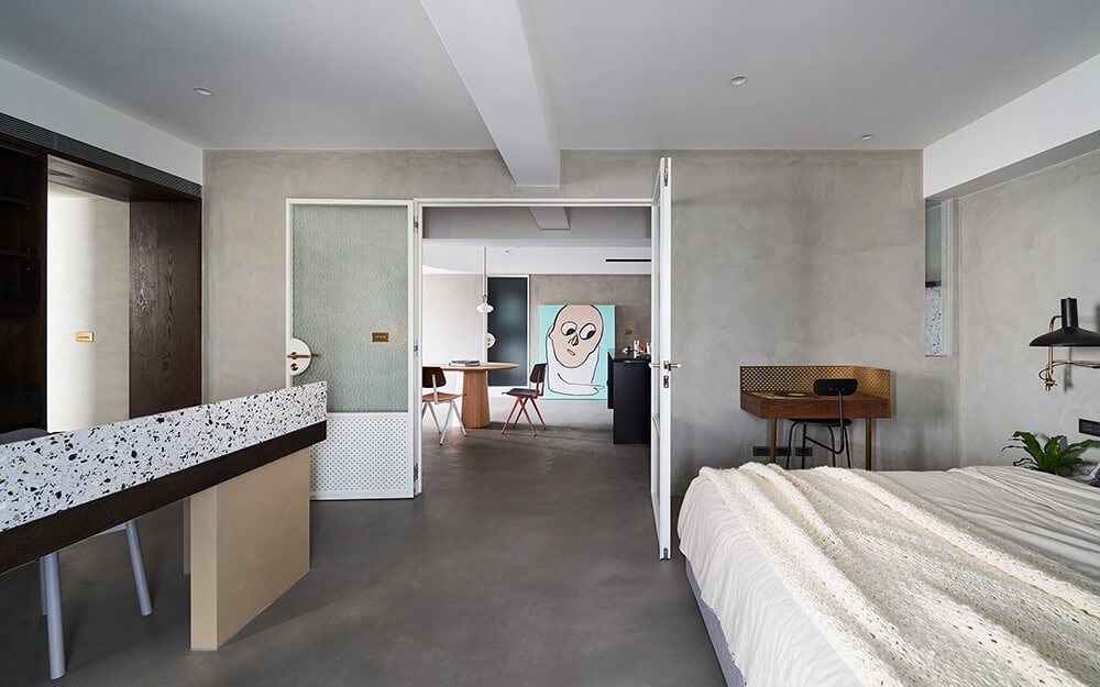 Fokus na detal w minimalistycznym apartamencie