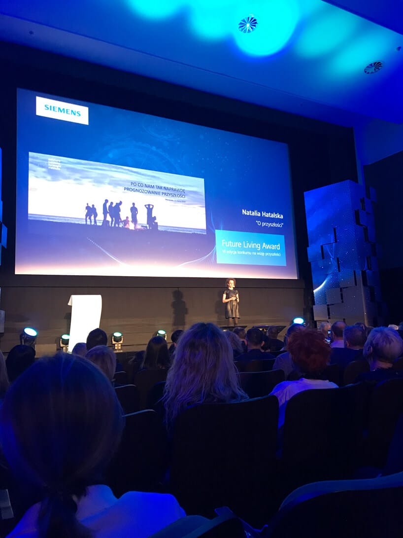 wykład Natalii Hatalskiej podczas Siemens Future Living Award 2018