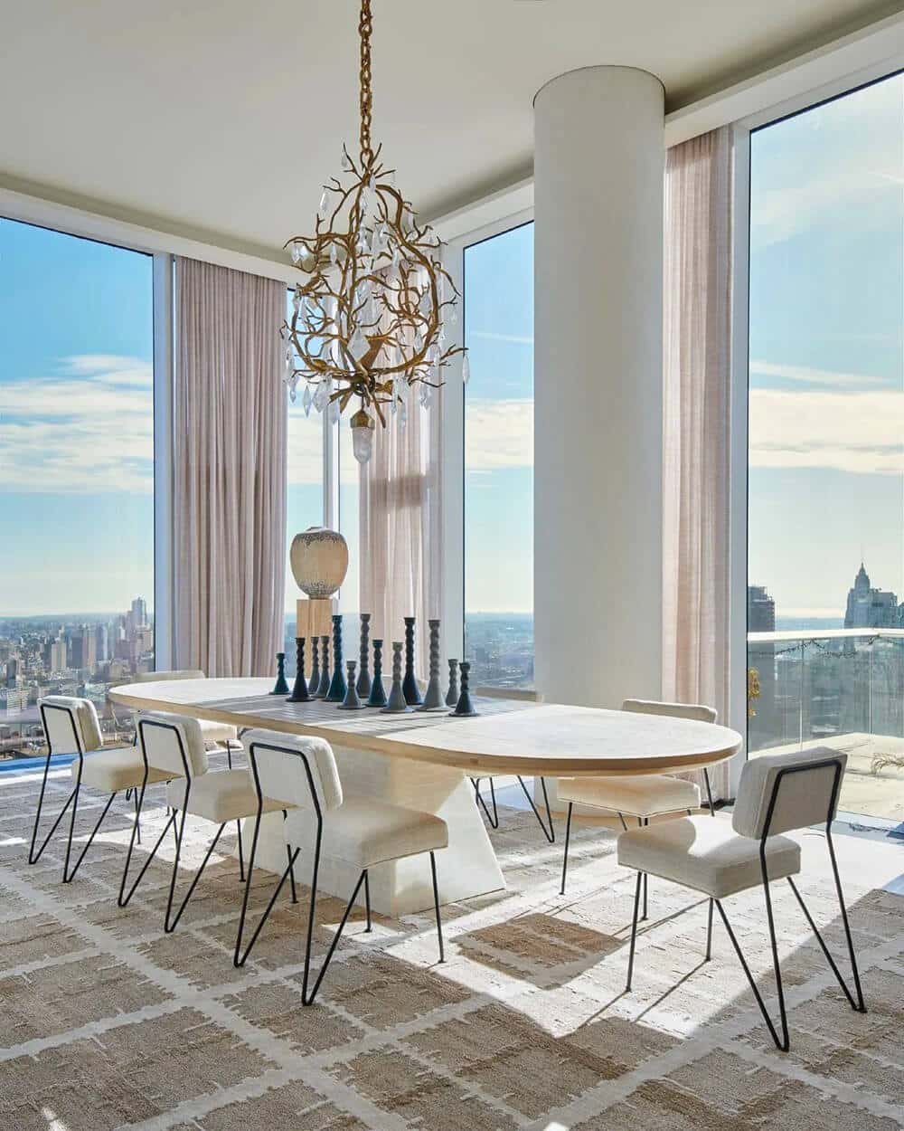 Gdy dom opowiada historię. Nowoczesny 550-metrowy apartament z widokiem na Nowy Jork