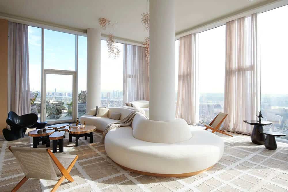 Gdy dom opowiada historię. Nowoczesny 550-metrowy apartament z widokiem na Nowy Jork