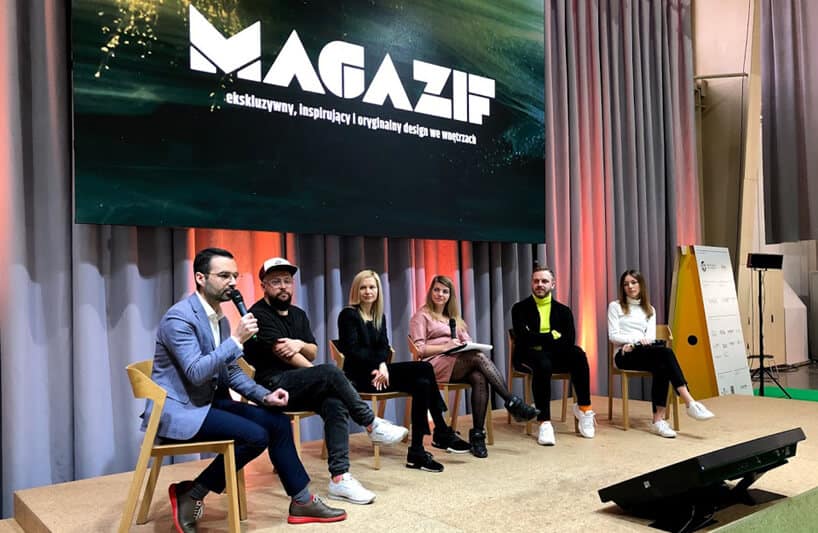 goście na panelu MAGAZIF na Arena Design 2019