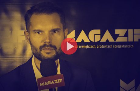 Dominik Czylkowski - Galeria NOTI - podczas wywiadu dla MAGAZIF na Warsaw Home 2018
