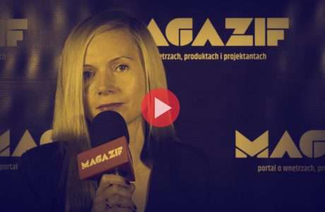 Anna Vonhausen podczas wywiadu dla MAGAZIF na Warsaw Home 2018