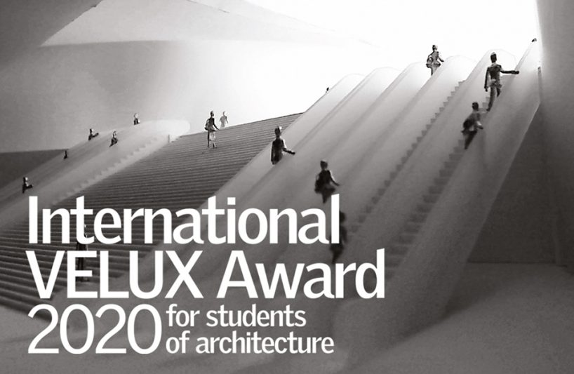 czarno biały plakat International VELUX Award 2020