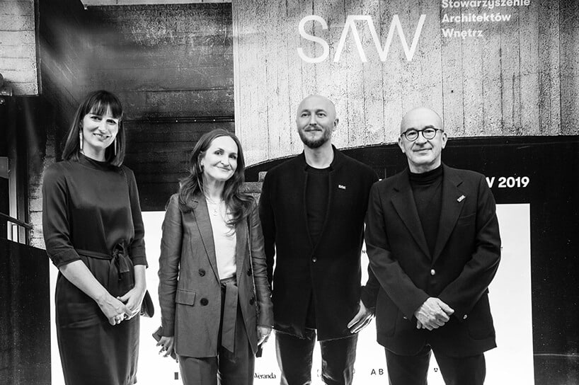 jury konkursu Wnętrze Roku SAW 2019 na gali