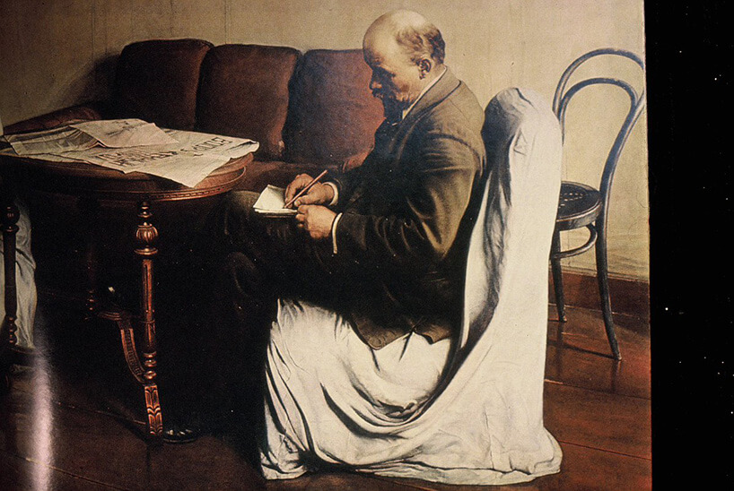 Lenin na krześle Thoneta numer 14