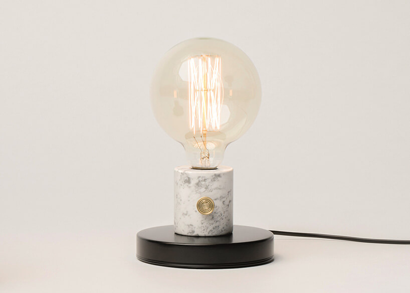 lampa retro z bliska