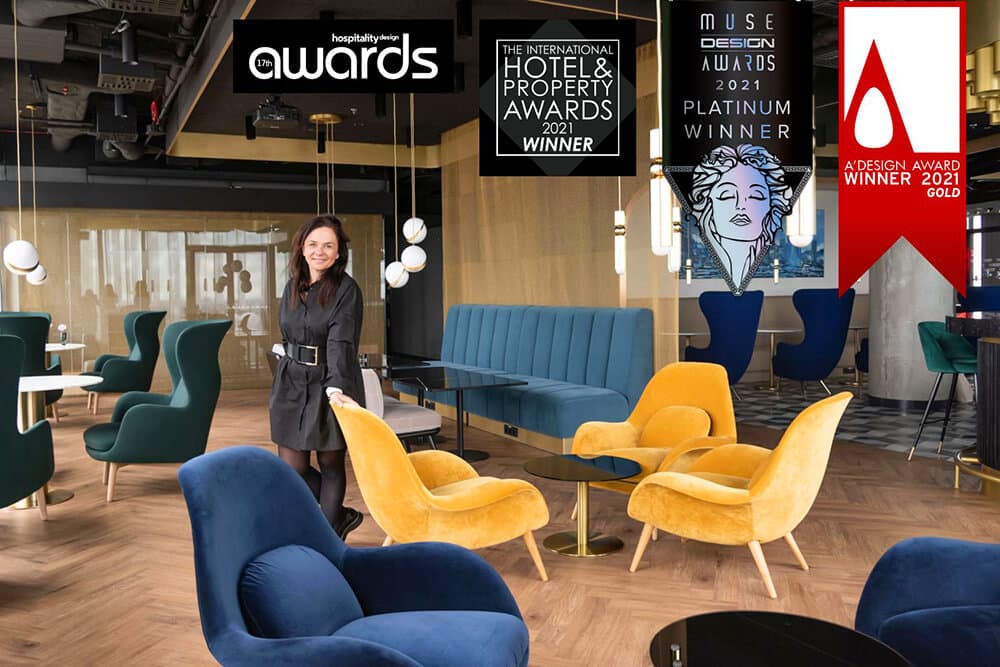 Lawina nagród dla Tremend za Crowne Plaza Warsaw – The HUB