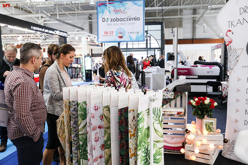 odwiedziający podczas Fast Textile 2017
