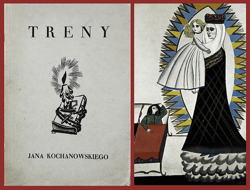 ilustracje do trenów kochanowskiego w wydaniu zofii stryjeńskiej