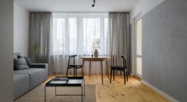 mieszkanie na ursynowie w naturalnych barwach od 3XEL Architekci