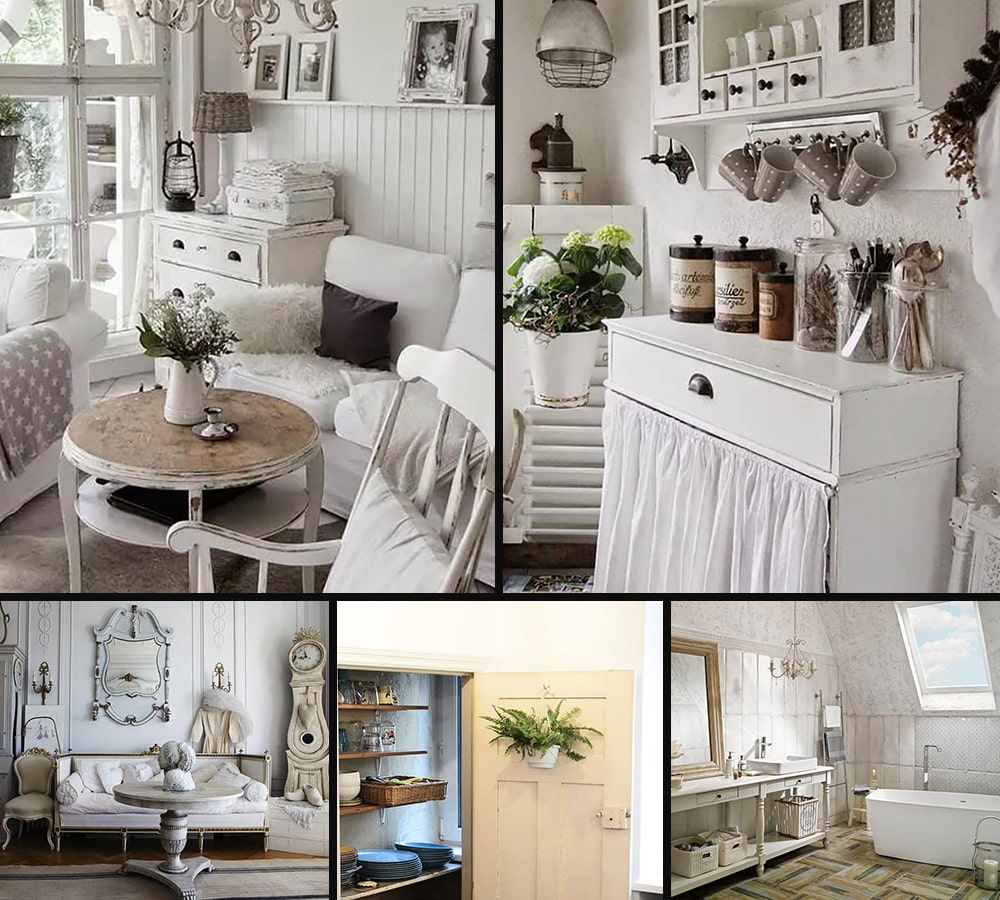 Nie tylko dla romantyków: jak urządzić wnętrze w stylu shabby chic?