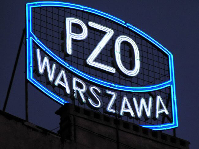 neon PZO Warszawa