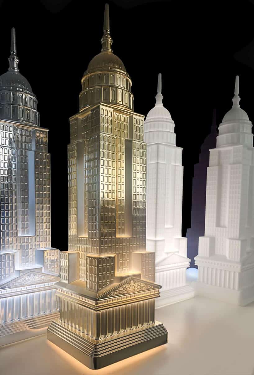 wyjątkowa lampa od QeeBoo w kształcie budynku Empire State Bulding