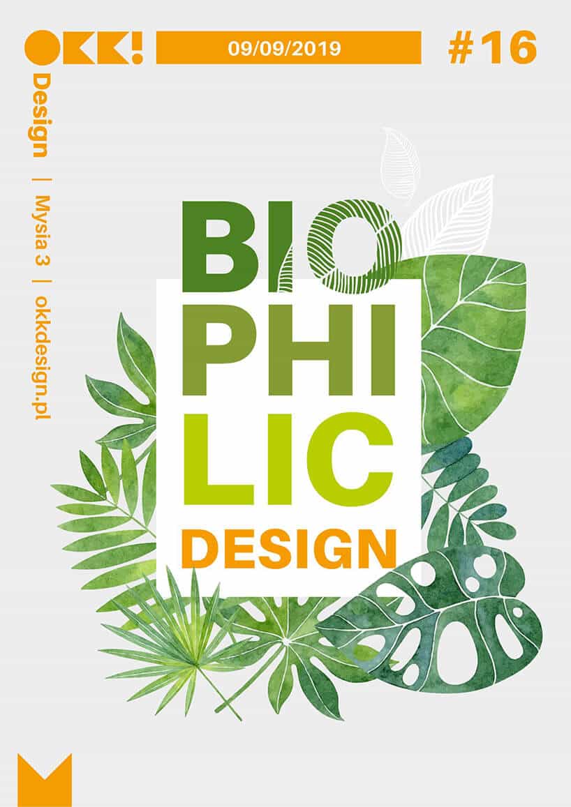 plakat 16. edycji OKK! design Biophilic Design