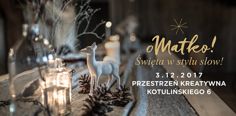 zaproszenie na Święta w stylu Slow 2017
