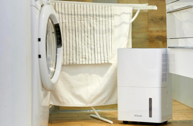 Osuszacz powietrza do łazienki i szybkiego suszenia prania