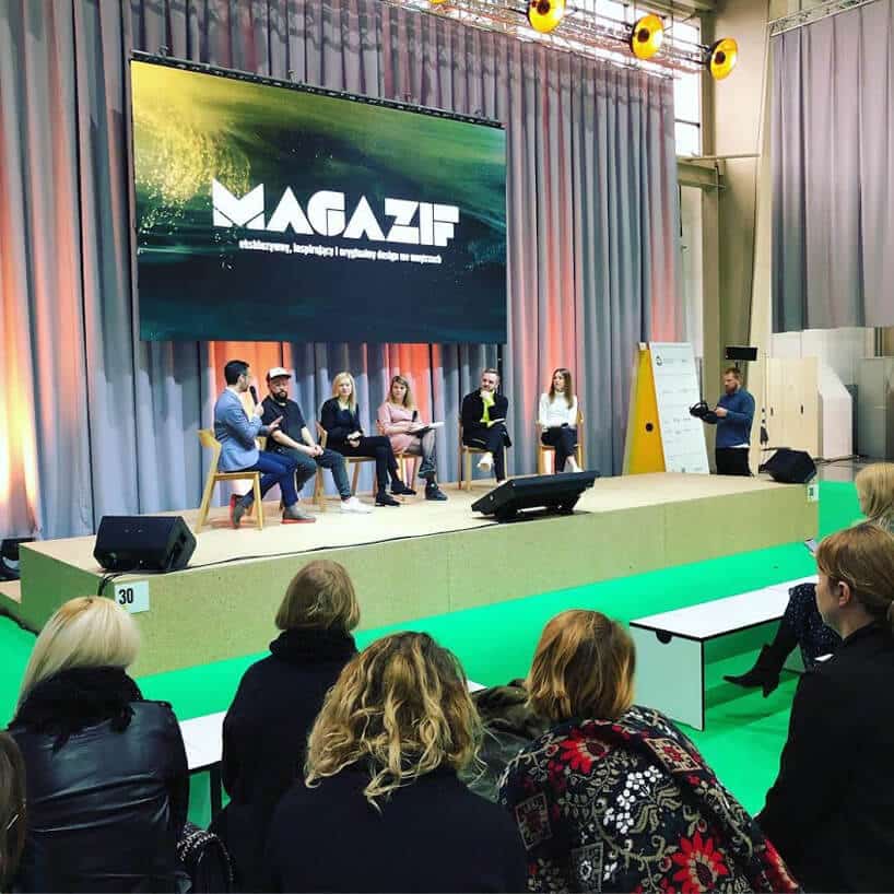 zdjęcie sceny na panelu MAGAZIF na Arena Design 2019