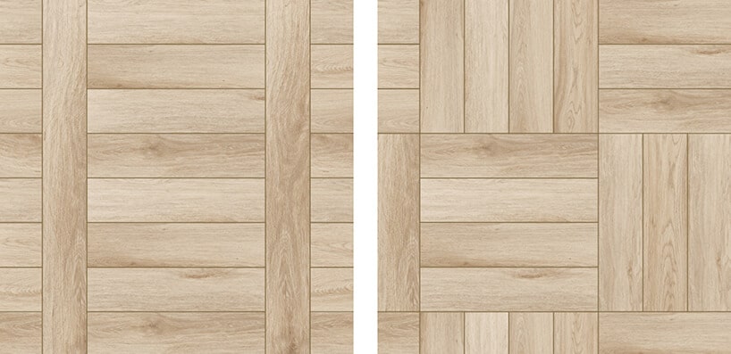 panele podłogowe stylizowane na drewniane podłogi w jasnym brązie