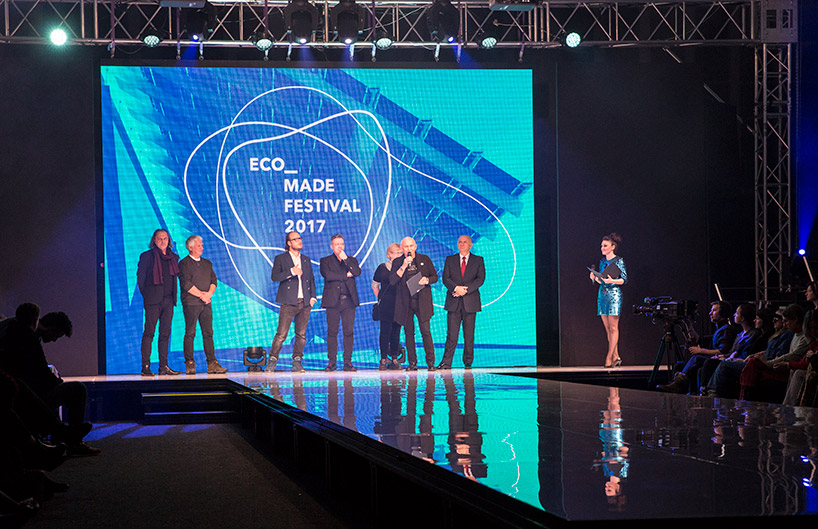 scena ECOmade 2017 z prowadzącymi