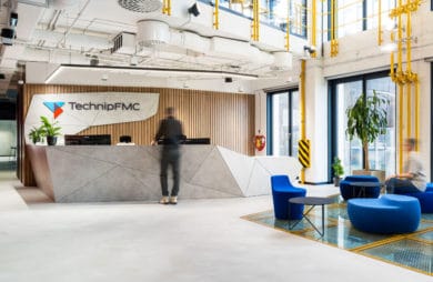 Podwodne projekty w wieży Podium Park: nowe biuro TechnipFMC