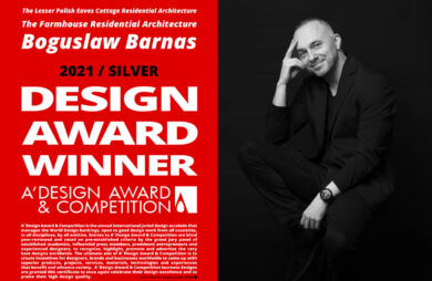 Podwójna nagroda A’ Design Award dla Bogusława Barnasia