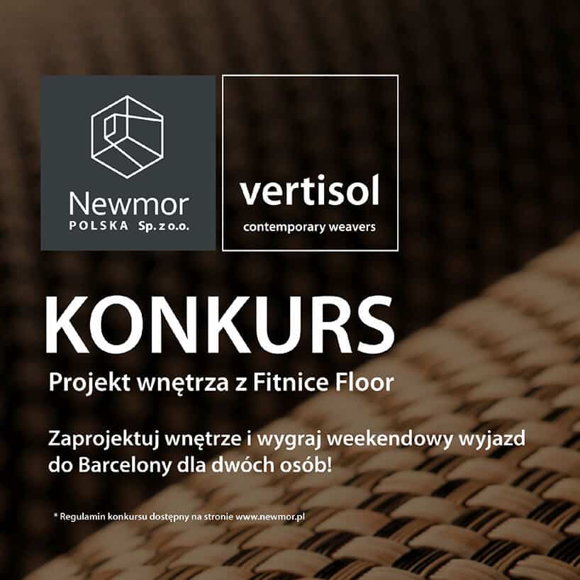 plakat konkursu Projekt wnętrza z Fitnice Floor Newmor Polska