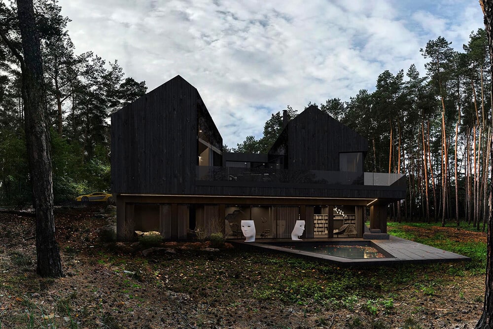 Redwood house drugie życie domu w rudym lesie