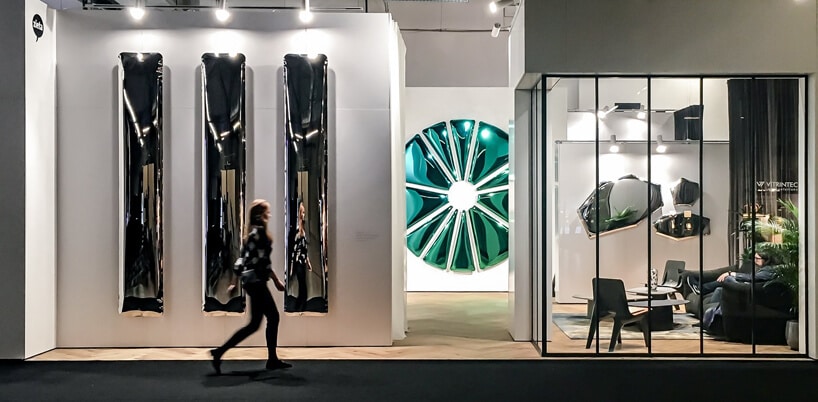 wyjątkowe lustrzane projekty na stoisku Studio Zięta podczas Warsaw Home 2019