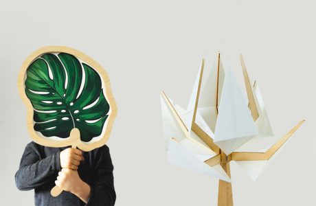 wyjątkowa lampa stojąca Theska Concept Store w kształcie drzewa