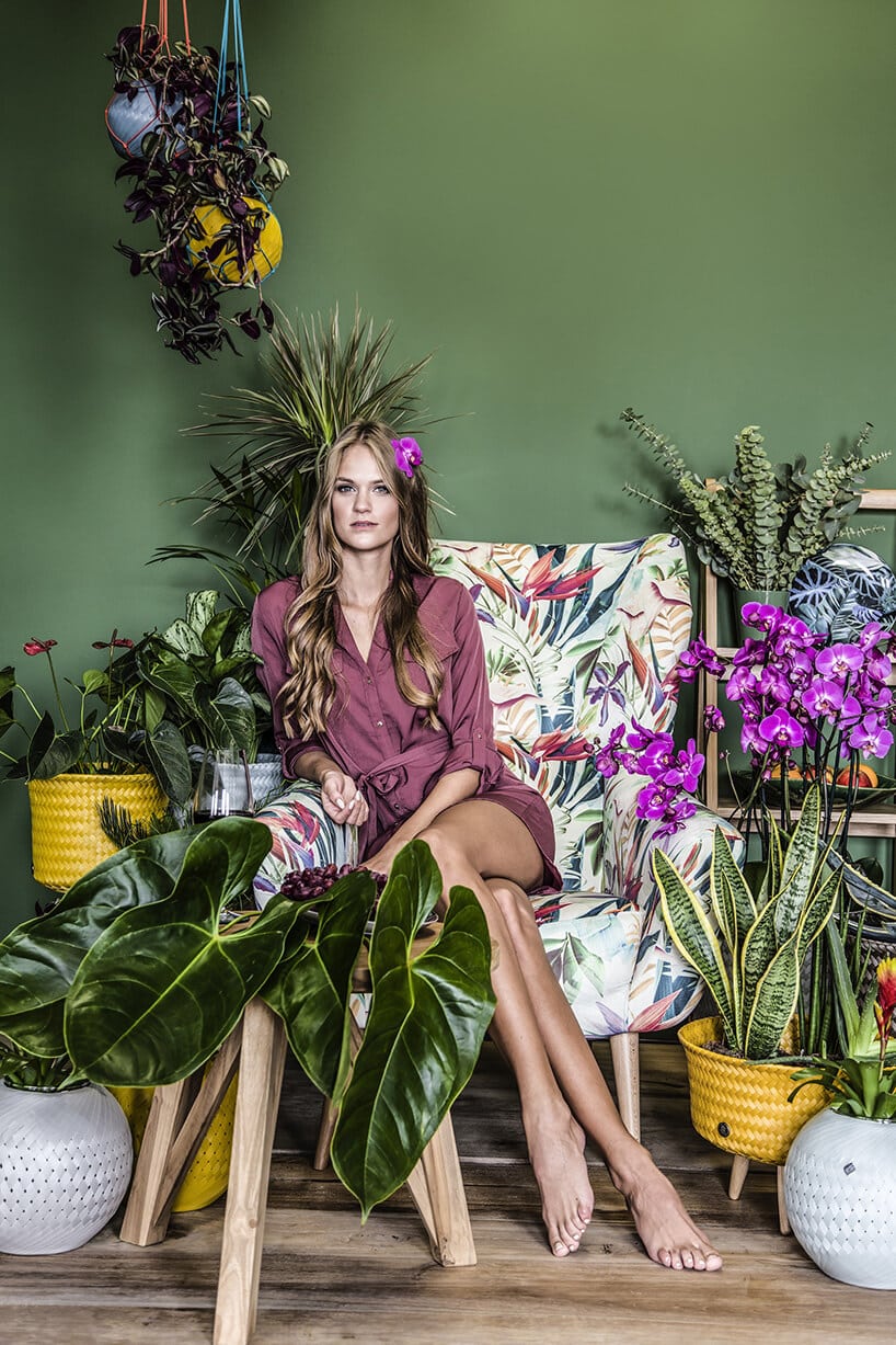 fotel w stylu jungle make