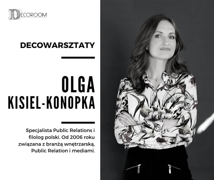 zdjęcie Olgi Kisiel-Konopki uczestniczki DECOwarsztatów