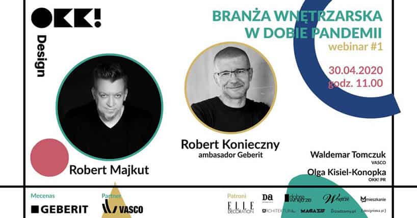 plakat zapowiadający webinarium branża w dobie pandemii