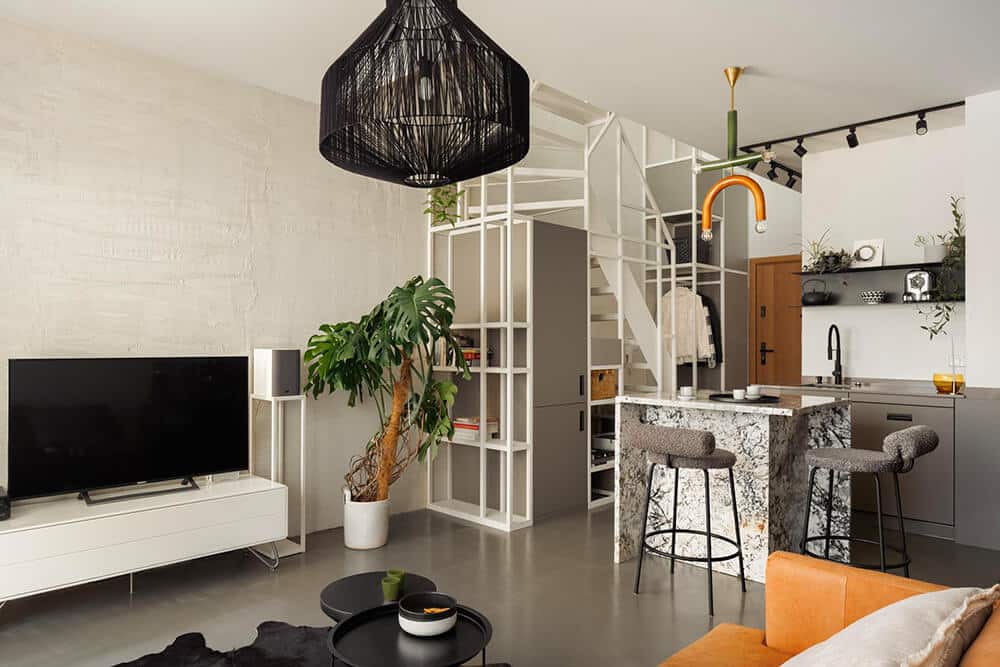 Wnętrze pełne dobrego designu i ponadczasowych rozwiązań