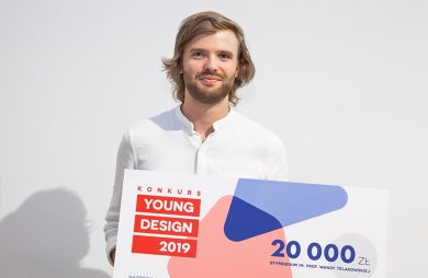 Tadeusz Ciechanowski laureat stypendium w konkursie Young Design 2019