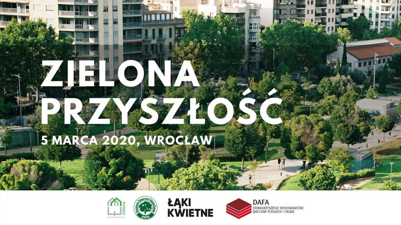 plakat konferencji Zielona przyszłość 2020 Wrocław
