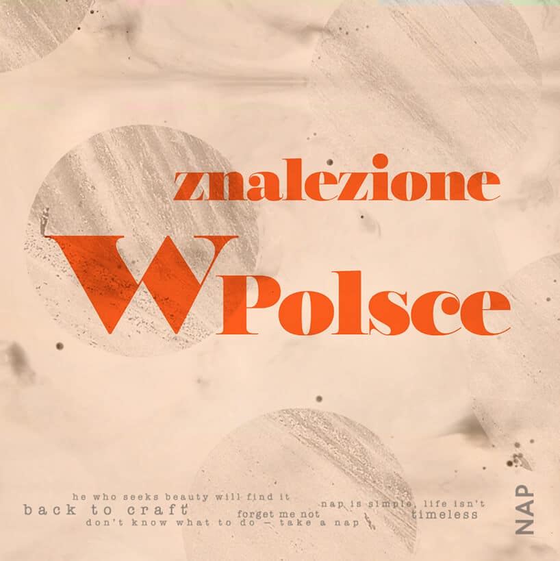 plakat konkursu NAP Znalezione w Polsce