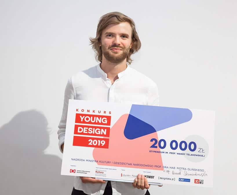 Tadeusz Ciechanowski laureat stypendium w konkursie Young Design 2019